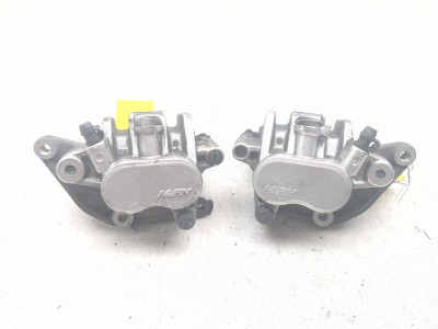 03-12 Suzuki Burgman AN650 Front Left Right Brake Caliper Set 59100-21E60-999