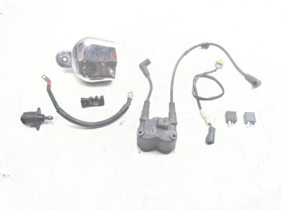 06-10 Harley Davidson FXD Dyna Super Glide Coil Sensor Relay Cable Hardware Set