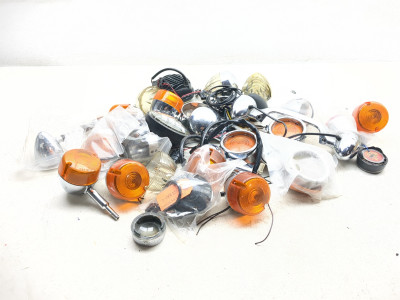 Harley Davidson Softail Road Glide Sportster Dyna Touring FX Turn Signal Kit Set