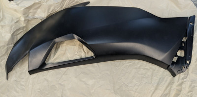 19-20 Kawasaki Ninja ZX-6R Right Front Side Cowling Flat Black