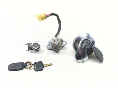 98-01 Honda Shadow ACE Tourer VT1100 Ignition Fuel Cap Helmet Lock Key Set