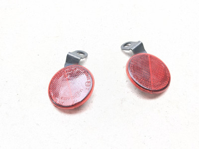 18-25 Vespa Sprint 50 Rear Left Right Side Reflector Set 1D000561 1D000562