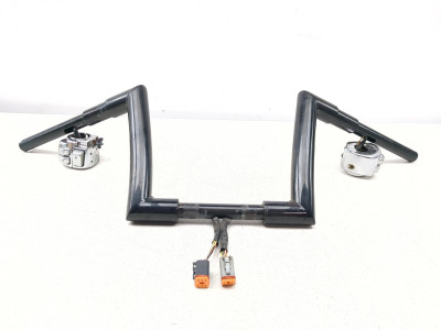 04-06 Harley Road King Custom FLHRSI Front Handlebars STRAIGHT