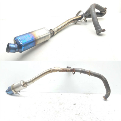 99 Suzuki TL1000 RX Full Exhaust Pipe Mufflers Head Headers