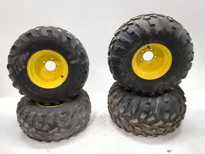 04-12 John Deere Gator HPX 4x4 Carlisle AT489 Front 22.5X9.50-10 24X12.00-10 Set