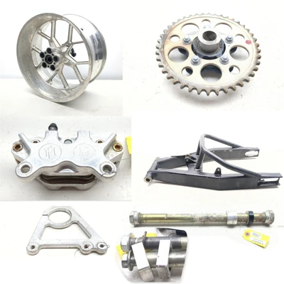 06 07 Suzuki GSXR 600 750 Aftermarket Rear End Extended Swing Arm Wheel Axle Set