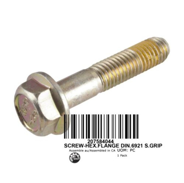 Bombardier  BRP  Sea  Doo  Flanged  Hex  Screw  207584044  Qty  2 Bombardier  BRP  Sea  Doo  Flanged  Hex  Screw  207584044  Qty  2