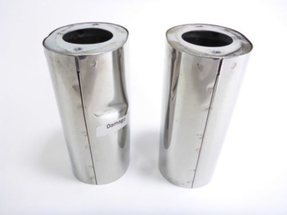 06 Harley Davidson Street Glide FLHXI Front Fork Tubes Damaged 06 Harley Davidson Street Glide FLHXI Front Fork Tubes Damaged