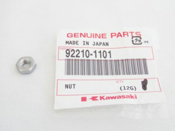 KAWASAKI OEM 2003-2021 ZR1000/750 ZX600/636/1000 ZG1400 Nut 6MM 92210-1101