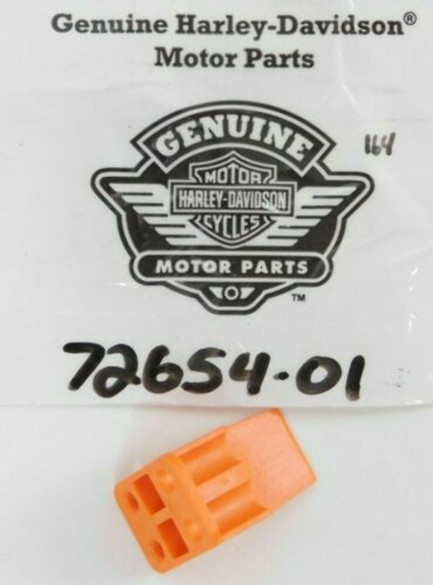 Harley Davidson SINGLE Secondary Lock 4 Way Socket OEM 72654-01 QTY 3