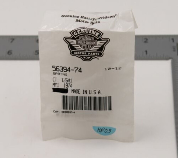 Genuine Harley-Davidson Spring Part Number 56394-74 QTY2 Genuine Harley-Davidson Spring Part Number 56394-74 QTY2