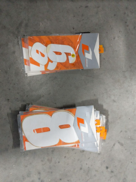 ONE INDUSTRIES Assorted Number Decals Motocross ATV UTV Graphics