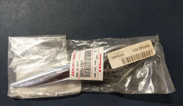 Kawasaki OEM Right Hand Fuel Tank Decal Mark 56054-0301