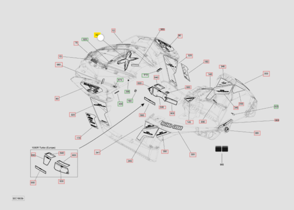 Can-Am 2016 Maverick MAX X Decal 704905600 OEM Can-Am 2016 Maverick MAX X Decal 704905600 OEM