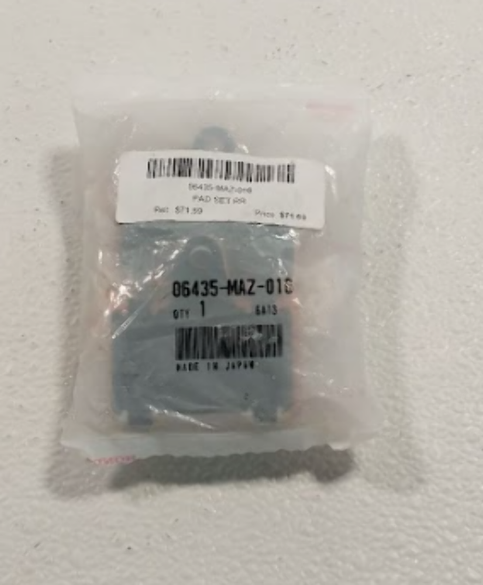 13-19 Honda Shadow VT750C2BA Rear Pad Set OEM 06435-MAZ-016