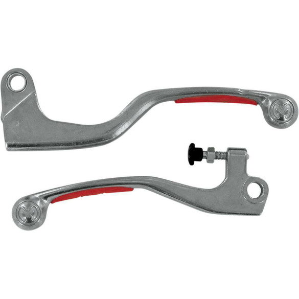 Moose Racing M557-17-45 Competition Lever Set Red Universal ATV Dirt Bike