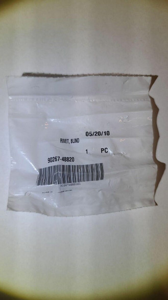 Yamaha 90267-48820 Blind Rivet Genuine OEM QTY 2 Yamaha 90267-48820 Blind Rivet Genuine OEM QTY 2