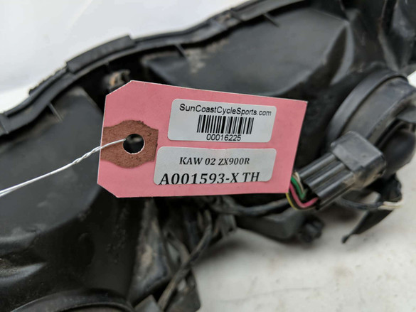 02 03 Kawasaki Ninja ZX9R ZX900 Front Headlight Head Light Lamp