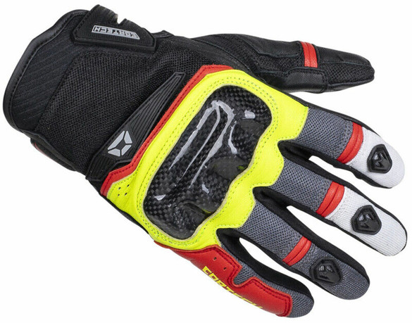 CORTECH Sonic-Flo Red Hi-Viz Gloves XXL Powersports Riding 8327-0113-08 [XXL]