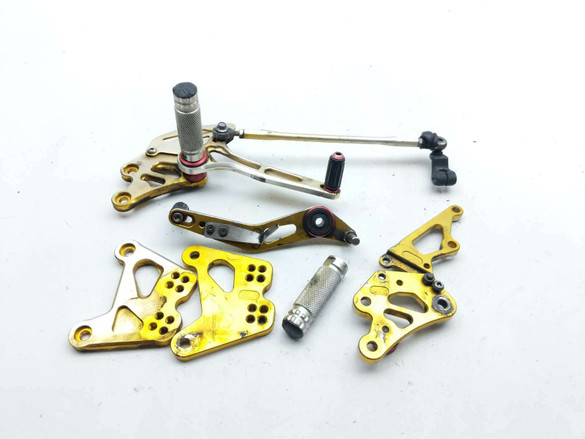 05 06 Kawasaki Ninja ZX636 ZX6R ARASHI Rearset Aftermarket Shifter Brake Pedal Lever