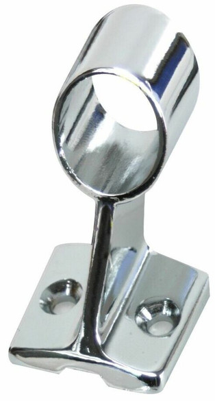 WHITECAP S-1489C C.P. ZAMAC 60 DEGREE CTR HANDRAIL STANCHION S