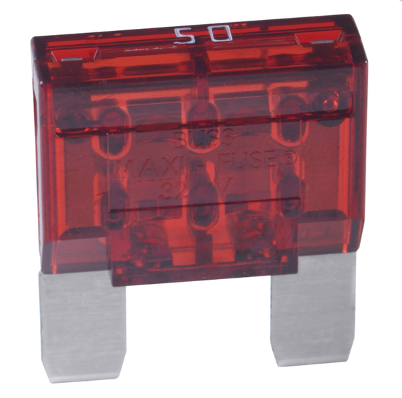 QTY 4 | 3290 Bussmann 50 Amp Maxi Blade Fuse MAX-50 0307-1442 ATV UTV Motorcycle