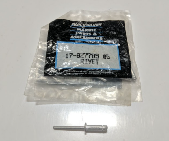 6451 NEW QUICKSILVER MARINE PARTS 17-827785 Rivet Genuine OEM Boat Fastener