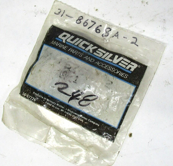 1984 Mercury 75 HP Outboard Quicksilver OEM bearing set, part number 31-86768A 2