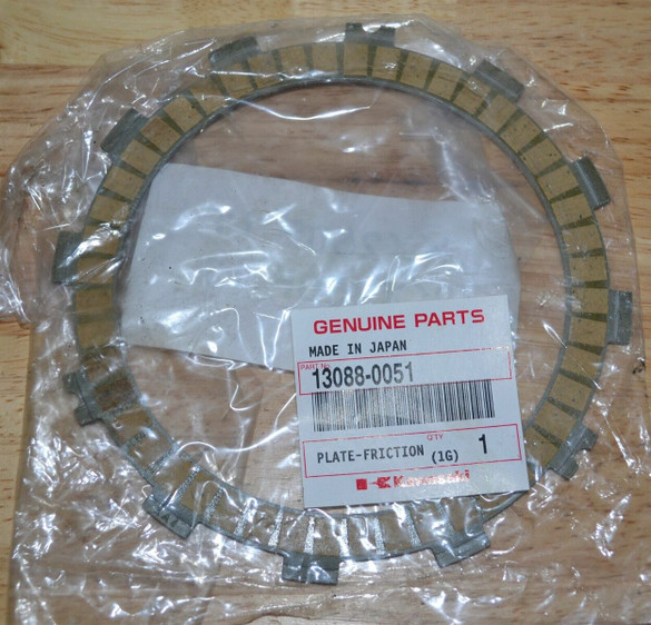 Kawasaki KX 450F Clutch Plate Friction OEM 13088-0051 2010-2016