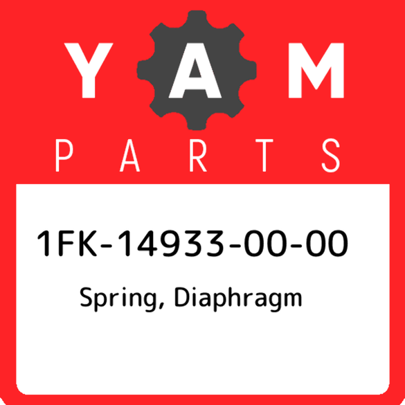 1FK-14933-00-00 Yamaha Spring, diaphragm