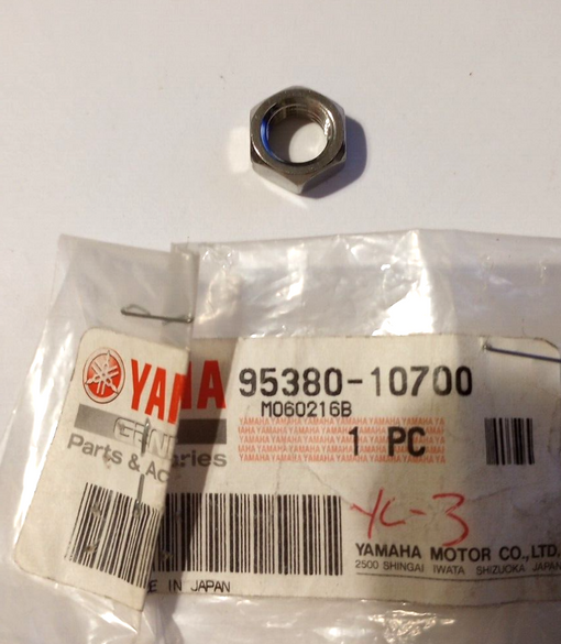 Yamaha XS650, TX650, XS1, XS2 Nut NOS 95380-10700 (L-7213)