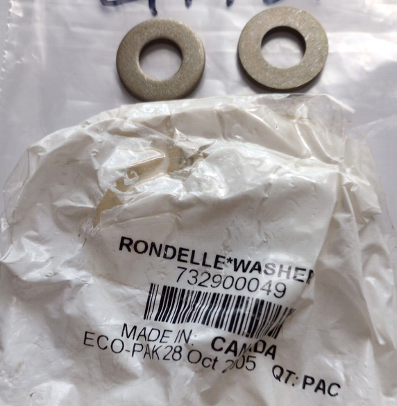 BRP Ski-Doo Washer NOS 732900049 Qty. 4