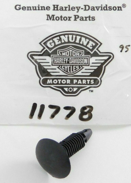 1999-2020 Harley Davidson Black Plastic Push-In Fastener 11778 NOS QTY 3