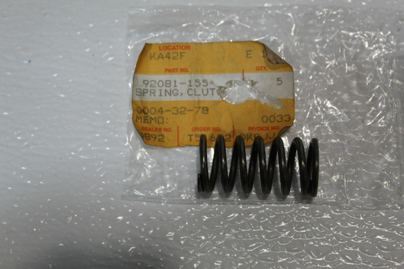1977-1979, 1990-1993 Kawasaki KX125 KE250 OEM Clutch Spring 92081-155