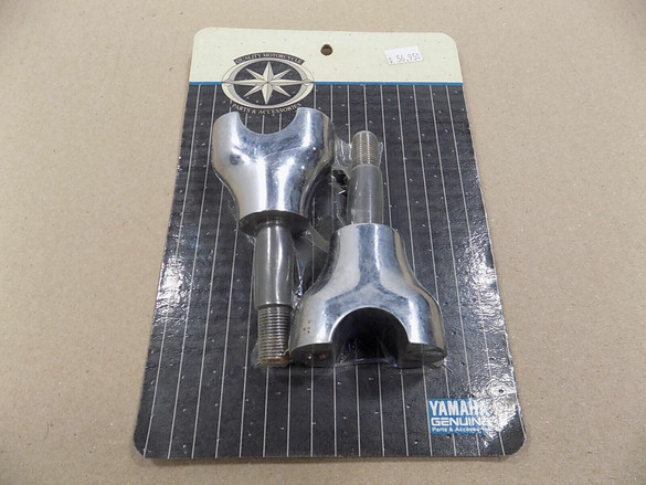 1998-2016 Yamaha V-Star 650 Classic Custom CHROME Lower Bar Clamp