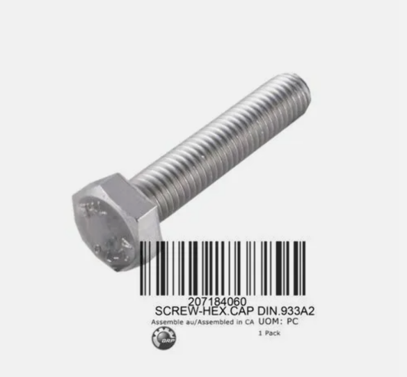 NOS 1996-2024 Sea-Doo PWC Hex Cap Screw 207184060 QTY 2 Bombardier OEM