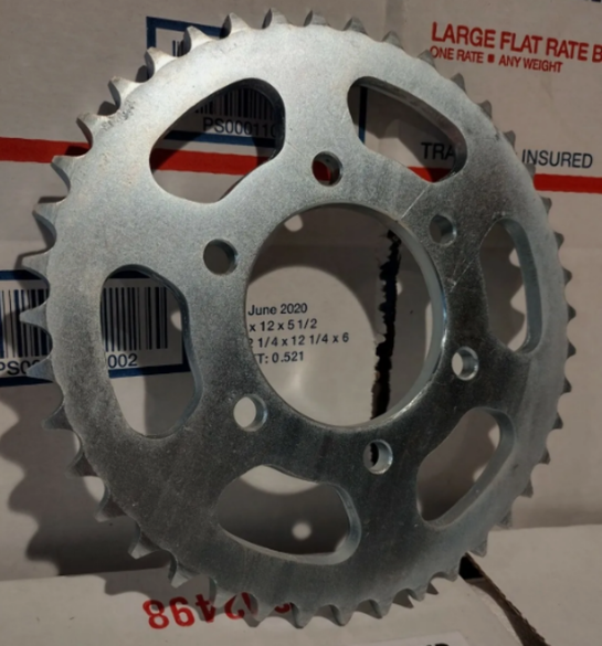 1976-1980 Kawasaki KZ750 Twin KZ650 Sunstar 42T Rear Sprocket NOS K-1003R NEW