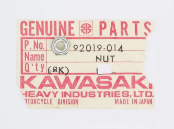 NOS Kawasaki # 92019-014 NUT,LOCK,5MM KZ550 S2 S3 ZL600 KH400 KLF250