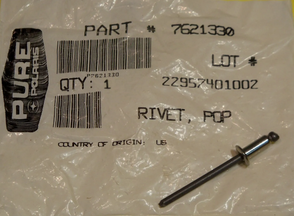 1985-2025 Polaris ATV UTV Snowmobile Pop Rivet 7621330 Sportsman Scrambler