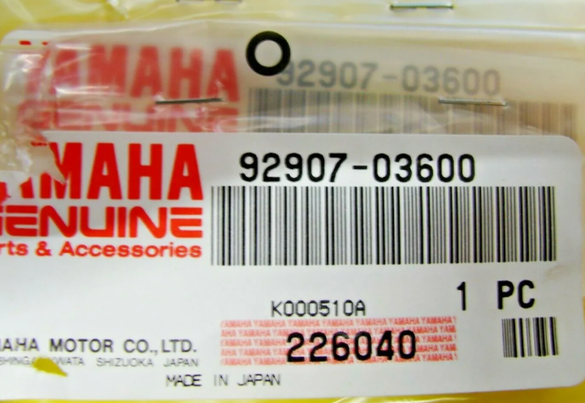 NOS Yamaha Washer 92907-03600 OEM Motorcycle ATV Snowmobile Golf Cart Hardware