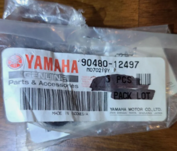 1980-2024 YAMAHA Genuine OEM New Grommet QTY 3 90480-12497 YZ YZF WR FZ FZR