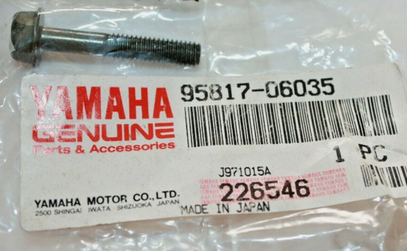 Yamaha 95817-06035 Flange Bolt M6x35 Snowmobile Track Drive ATV Motorcycle OEM
