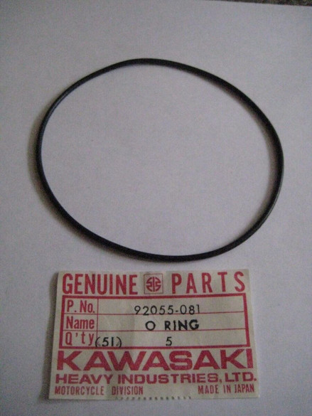 NOS Kawasaki OEM O-Ring 99-00 KVF300 93-99 KLF400 76-80 KZ750 92055-081 QTY4