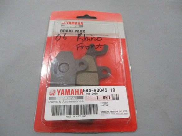 NOS Yamaha OEM Brake Pad Kit Rhino 450 660 700 2004-2013 5B4-W0045-10