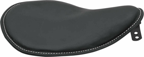 Drag Specialties Small Spring Solo Seat Perimeter Stitch BLK Universal 0806-0028