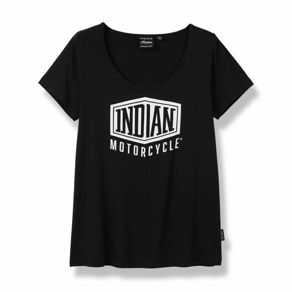 Indian Motorcycle Women's Shield T-Shirt Black XL P/N 286165309