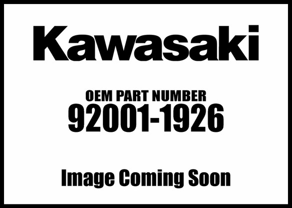 GENUINE OEM Kawasaki BOLT,6X14 92001-1926 OEM NEW