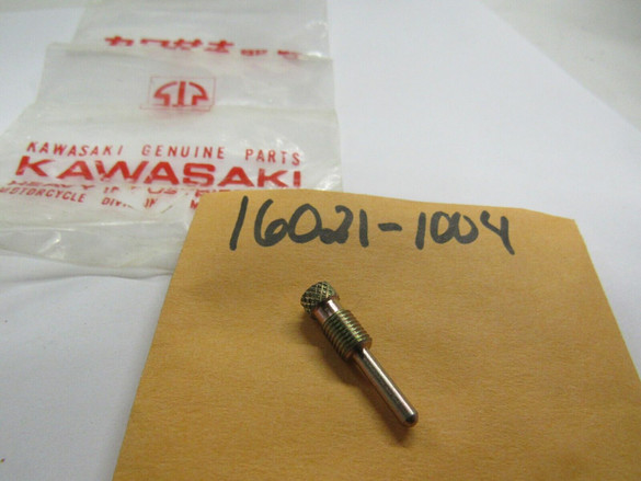 Kawasaki NOS NEW 16021-1004 Throttle Stop Screw KZ KLT KZ200 KLT200 Duckster
