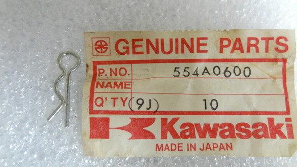 1970-2018 Kawasaki NOS 6mm Snap Pin Multi-Model OEM 554A0600