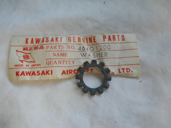 Kawasaki NOS C2SS, C2TR, KZ1000, Lock Washer 12mm, # 464G1200. S136a